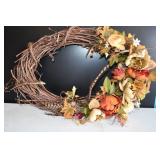 Large Wood Full Wreath