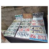 Collection of License Plates