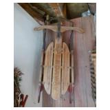 Vintage Speedway Wood Sled