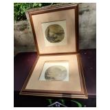 2 Chinese Framed Prints