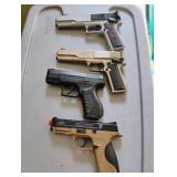 2 Marksman Repeaters, 1 S&W Airsoft, 1 XBG CO2