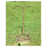Vintage Manual Push Reel Lawn Mower