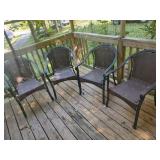 4 Outdoor Chairs