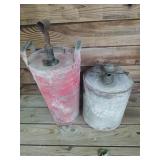 Metal Water Tank & Galvanized Gas Can