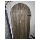 Large Arched Wooden Door