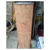 4 Wood Shelves with Metal Ends