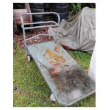 Large Metal Rolling Cart