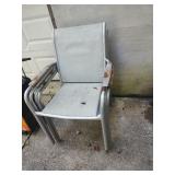 4 Metal Outdoor Chairs