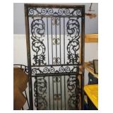 Ornate Wrought Iron Storm Door