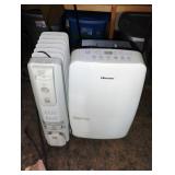 DeLonghi Heater & Hisense Dehumidifier