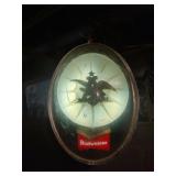 Budweiser Lighted Spinning Sign