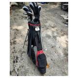 Set of Knight Golf Clubs & Bag