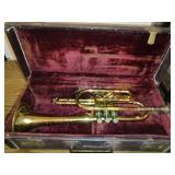 Vintage Brass Cornet in Case