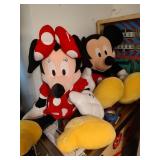 Mickey & Minnie Mouse Large Stuffed Characters