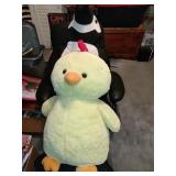 Large Stuffed Duck and Penquin
