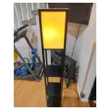 Floor Lamp with Shelves