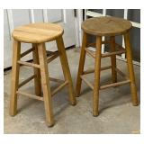 Wooden Stools, 23 Inches Tall