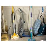 Vintage and Modern Floor Cleaning Devices