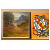 20-Inch Paintings: Landscape and Abstract