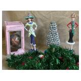Holiday Decorations Including Figurines, Tree, Orn
