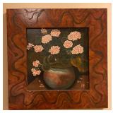 Oil Painting of Flowers in 24´´ x 24´´ Decorative