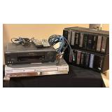 Sony VCR, Panasonic DVD Player With VHS/DVD Collec