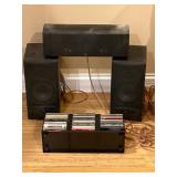 Sony FM Stereo Receiver with Four Speakers & CD