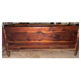 Wooden Blanket Chest w/ Spindle Legs - Missing Top