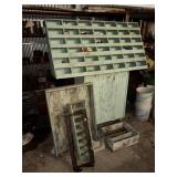 Wooden Multi-Compartment Storage Bin w/ Draws