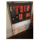 Metal Advertising Yard Sign