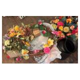 Artificial Flower Arrangements & Wreath