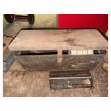 Metal Toolbox w/ Tools