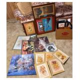 Large Mixed Lot of Framed Artwork and Prints