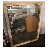 Wall Mirror w/ Cream Colored Frame