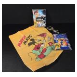 Disney DVDs and Character Charm Bracelets