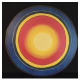 Dave Stevenson 1976 Concentric Circles Canvas