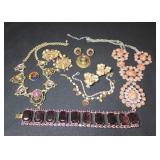 Schiaparelli Watermelon Glass Jewelry