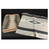 Two Handwoven Textiles: Cotton and Wool