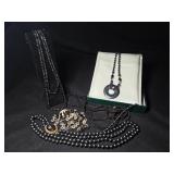 Hematite and Glass Bead Jewelry