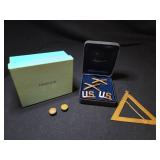 WWI Tiffany & Co Army Artillery Insignia Set