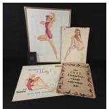 1945 Esquire Varga Calendar and Pin-Up
