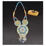 Hand Beaded Necklace and Bracelet Set