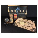 Vintage Ouija Board, Tarot Decks, Crystal Ball