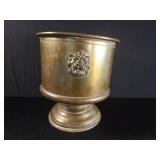 Brass Lion Head Planter