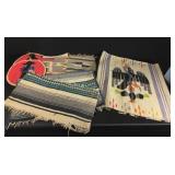 Hand Woven Panels and Bird Textile
