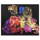 Silk Designer Scarves & Trunk