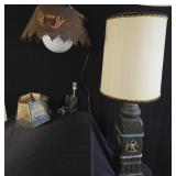 2 Wall Sconces, Swag Lamp, Table Lamp