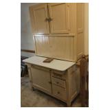 Hoosier Beauty Kitchen Cabinet with Cookbook
