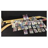 Hockey Sticks, Pucks, and Trading Cards