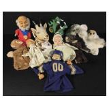 Hand Puppets Including Steiff, Goat,